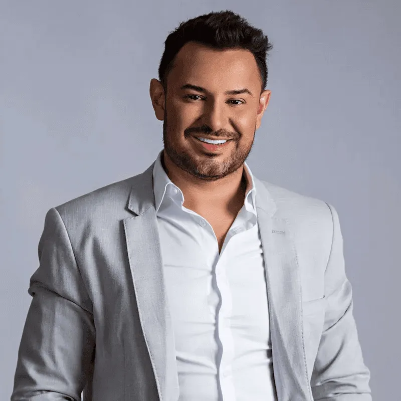 man wearing Henley top portrait