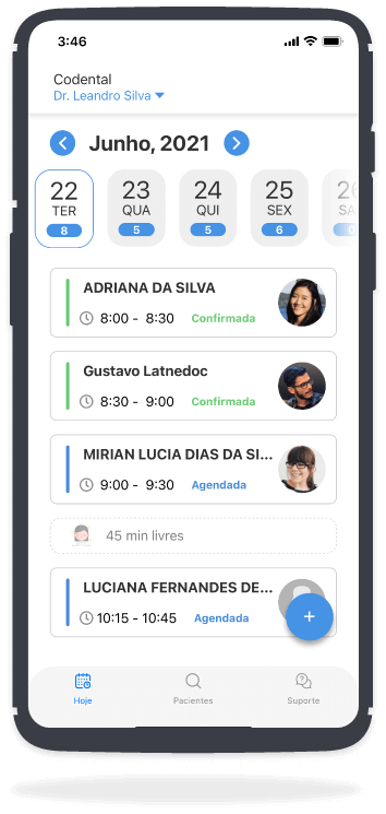 O sistema odontológico para celulares